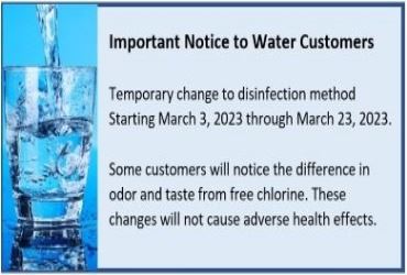 2023 Chlorine Conversion Notice graphic