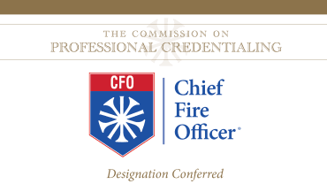 Professional Designation Process Chief Fire Officer Logo