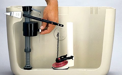 Toilet Tank Cut-Away