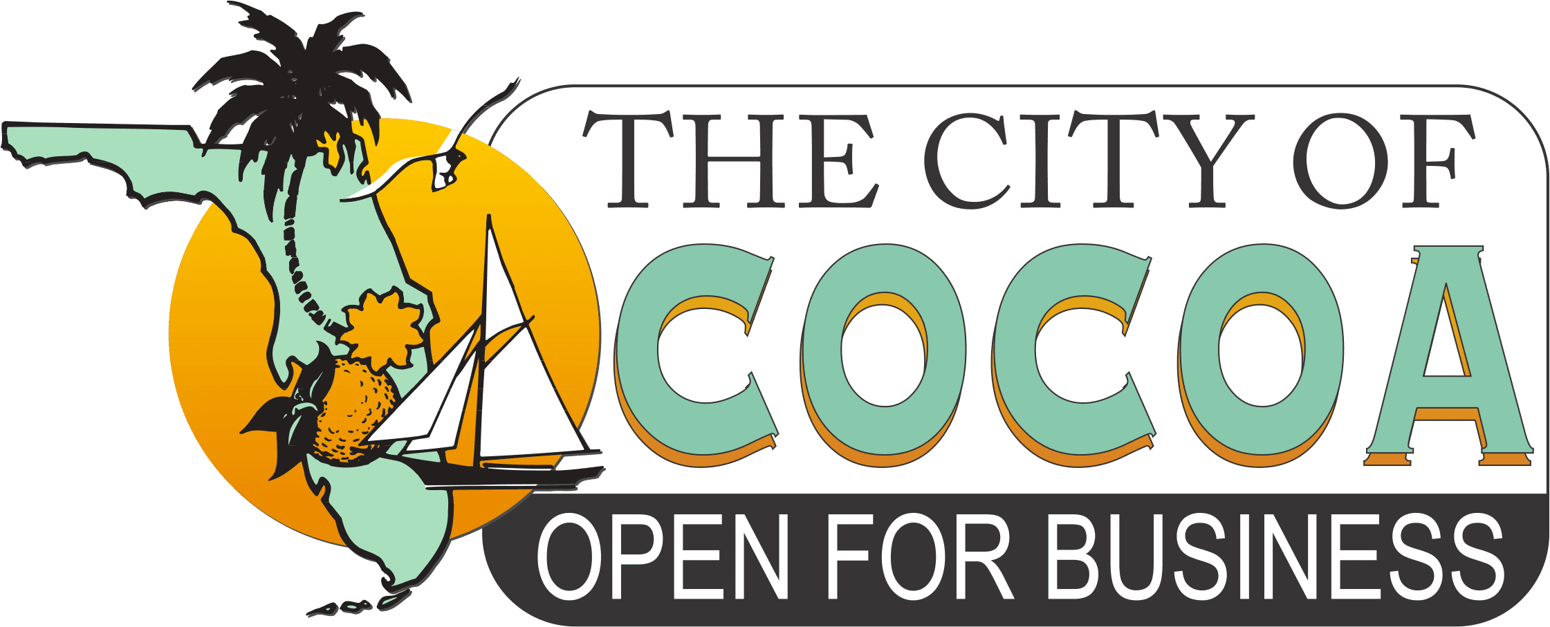 Open for business logo