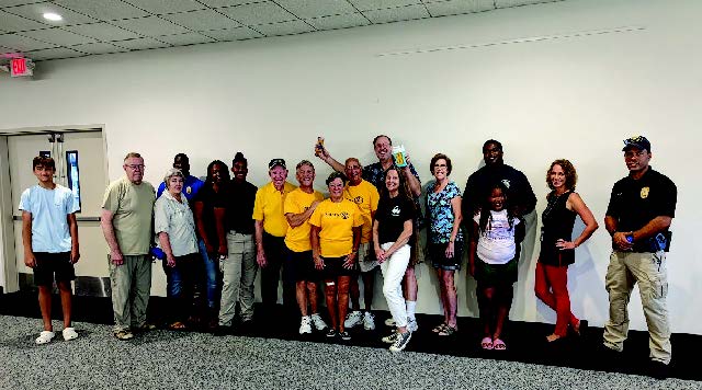 School supply drive volunteers