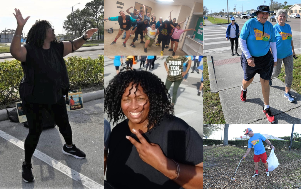 Jackie Lewis fitness challenge photos